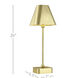 Gadabout 20 inch 2.8 watt Polished Brass Cordless Table Lamp Portable Light