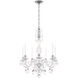 Hamilton Nouveau 7 Light 26 inch Polished Silver Chandelier Ceiling Light, Adjustable Height