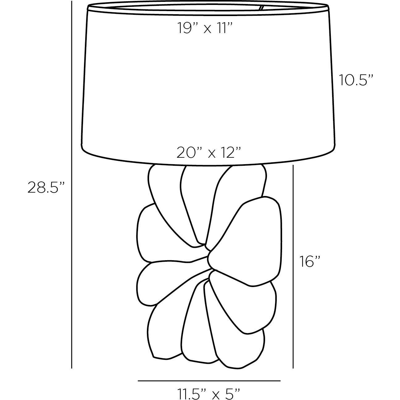 Ashley 28.5 inch 150 watt Ivory Lamp Portable Light