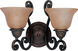 Symphony 2 Light 16 inch Oil Rubbed Bronze Wall Sconce Wall Light