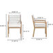 Luce Natural Outdoor Dining Chair