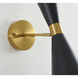 Canada 1 Light 5 inch Black and Gold Wall Sconce Wall Light
