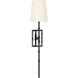 Studio VC Grenol LED 6 inch Bronze Single Bamboo Tail Sconce Wall Light