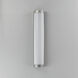 Halfpipe LED 26 inch Brushed Aluminum Outdoor Wall Mount