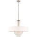Carlisle 5 Light 22 inch Brushed Nickel Chandelier Ceiling Light