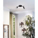 Tremendo 2 Light 120 Structured Black Track Lighting Ceiling Light