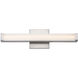 Spec LED 18 inch Satin Nickel Bath Vanity Wall Light