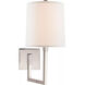 Visual Comfort Barbara Barry Aspect 11 inch 75.00 watt Polished Nickel Swing-Arm Wall Light BBL2028PN-L - Open Box