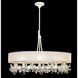 Azu LED 34.5 inch White Chandelier Ceiling Light