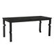 Tetris 72 X 32 inch Matte Black Dining Table