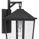 Stoneleigh 1 Light 20 inch Mottled Black Outdoor Wall Lantern