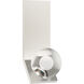 Sean Lavin Mina LED 6.2 inch Polished Nickel Wall Light in LED 90 CRI 3000K, Integrated LED