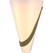 Half Cone 2 Light 8 inch Modern Brass Sconce Wall Light
