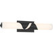 Grafton LED 24 inch Dark Matte Black Vanity Light Wall Light