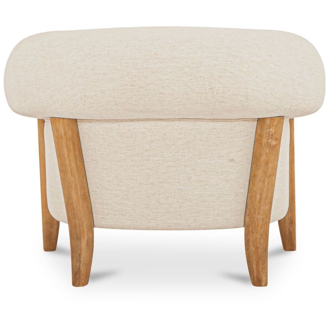 Jones White Accent Chair