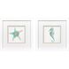 Sea Creatures Blue and Green and Orange and Turquoise Framed Art, Propac