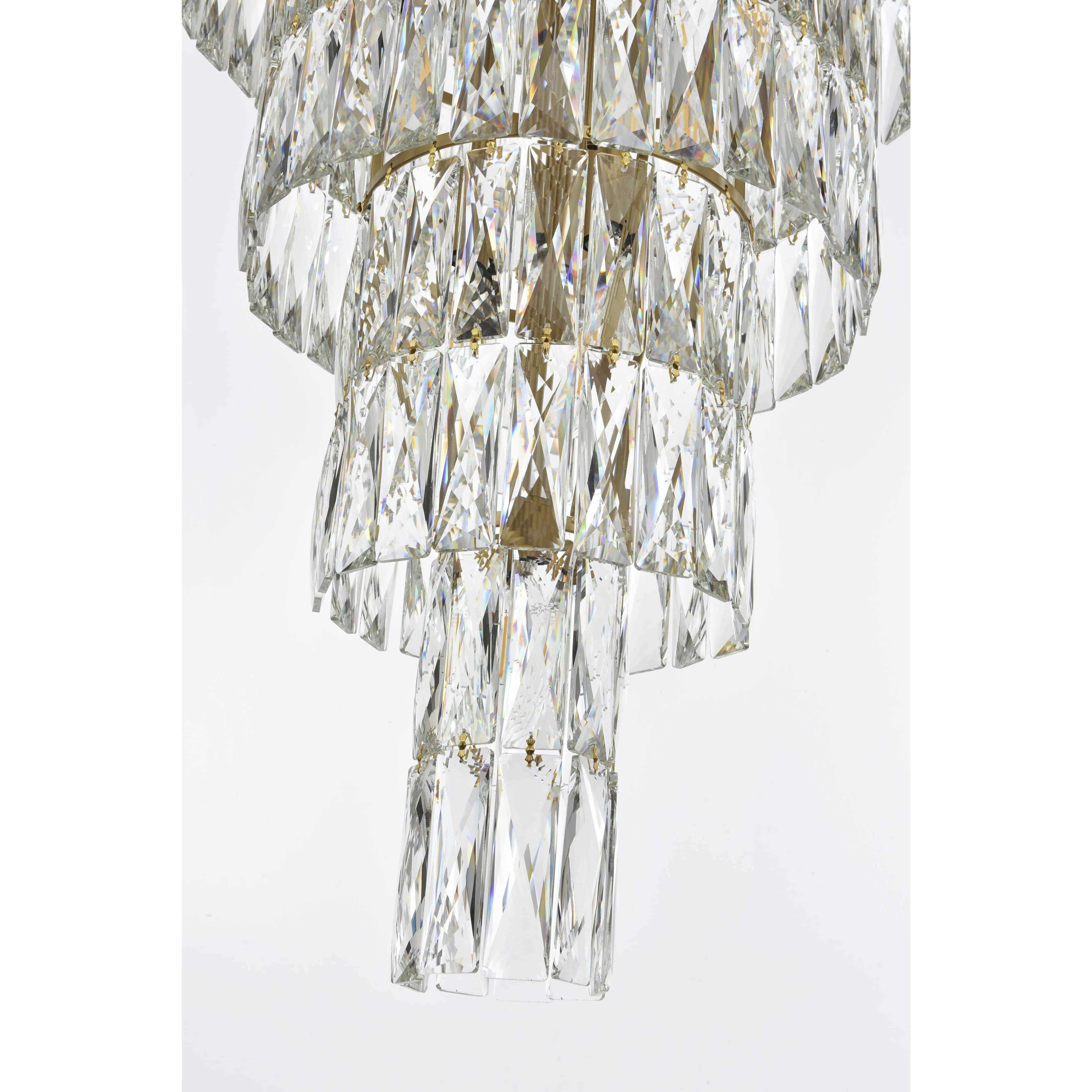 Josephine 41 Light 32 inch Satin Gold Chandelier Ceiling Light