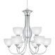 Tahoe 9 Light 30 inch Brushed Nickel Chandelier Ceiling Light
