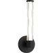 Ripley LED 5.13 inch Matte Black Wall Sconce Wall Light
