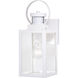 Medinah Textured White Outdoor Motion Sensor
