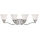 Yates 4 Light 31 inch Pewter Bathroom Vanity Light Wall Light, Essentials