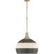 Zanzibar Pendant Ceiling Light in Soft Gold