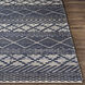 Santa Barbara 108 X 72 inch Navy Rug in 6 X 9, Rectangle