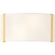 Fulton Sconce Wall Light in Antique Gold