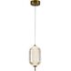 Canada Pendant Ceiling Light in Brass