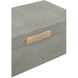 Anita Gray Faux and Gold Decorative Storage Box