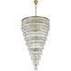 Josephine 61 Light 41 inch Satin Gold Chandelier Ceiling Light