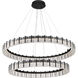 Sevryn LED 44.5 inch Dark Matte Black Chandelier Ceiling Light