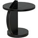Reed 25 X 22 inch Hand Rubbed Black Side Table