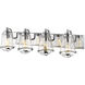 Mariner 4 Light 32 inch Chrome Vanity Wall Light