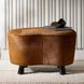 Koda 20 inch Brown and Ebony Ottoman