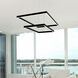 Atria Duo 17.25 inch Black Chandelier Ceiling Light