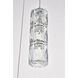 Polaris LED 12 inch Chrome Pendant Ceiling Light