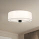 Alora Mood Theo 3 Light 24.13 inch Matte Black Flush Mount Ceiling Light