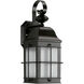 Bibury 1 Light 15 inch Black Outdoor Sconce