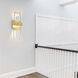 Guadiana LED 4 inch Satin Gold Wall Light