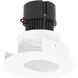 Pearl Bright White Slot Aperture / Bright White Flange LED Round Adjustable Slot Aperture Retrofit in 4000K, 4" Retrofit