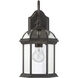 Kensington Outdoor Wall Lantern in Rustic Bronze
