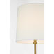 Suzanne Kasler Frederick 58.25 inch 15 watt Hand-Rubbed Antique Brass Floor Lamp Portable Light