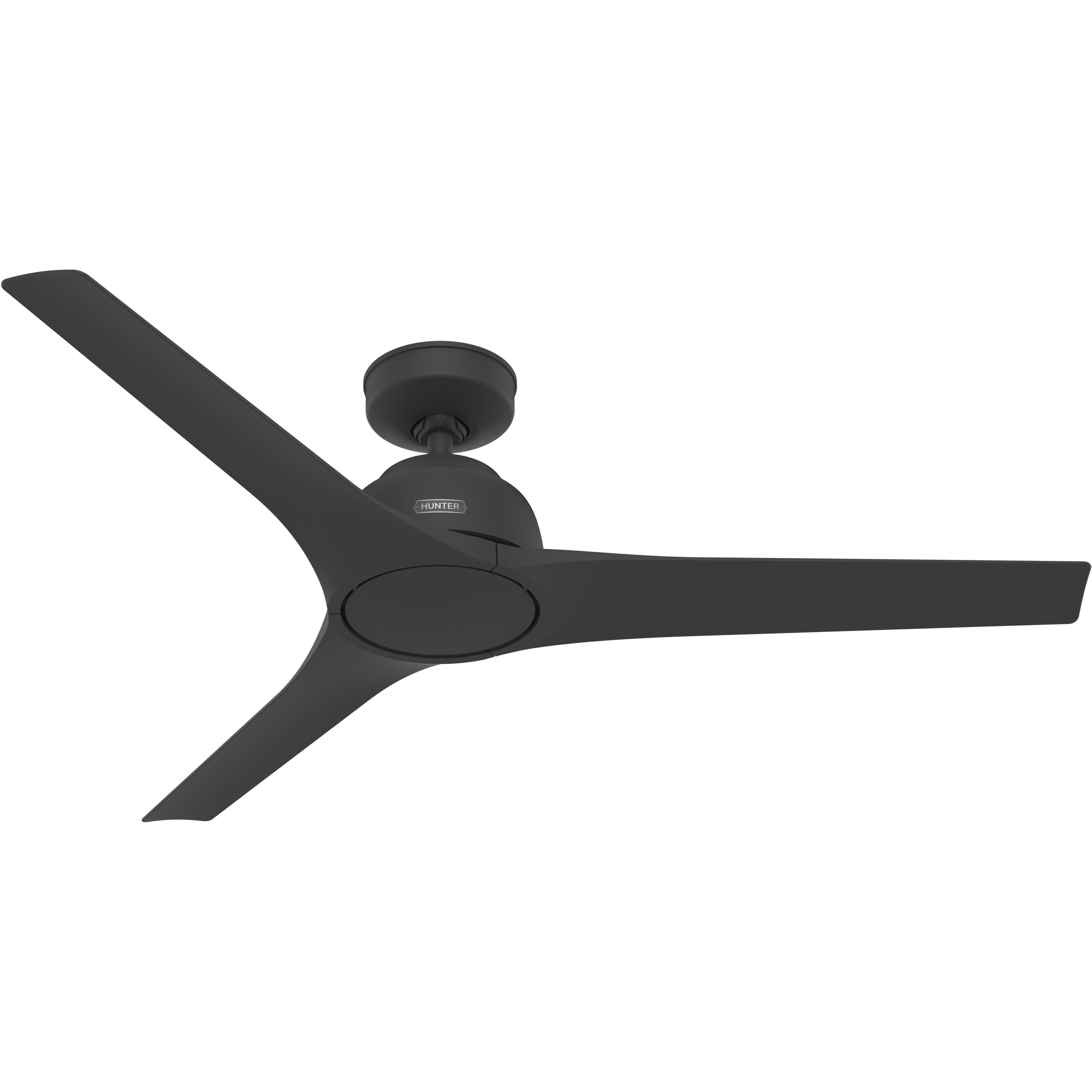 Gallegos 52 inch Matte Black Outdoor Ceiling Fan