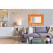 Zenith 39 X 31 inch Glossy Orange Wall Mirror