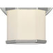 Facet LED 5 inch Polished Nickel Bath Light Wall Light, Vertical