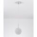 Canada 1 Light 6 inch Chrome Pendant Ceiling Light