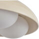 Alora Mood Robyn 3 Light 16 inch Pearl White Flush Mount Ceiling Light