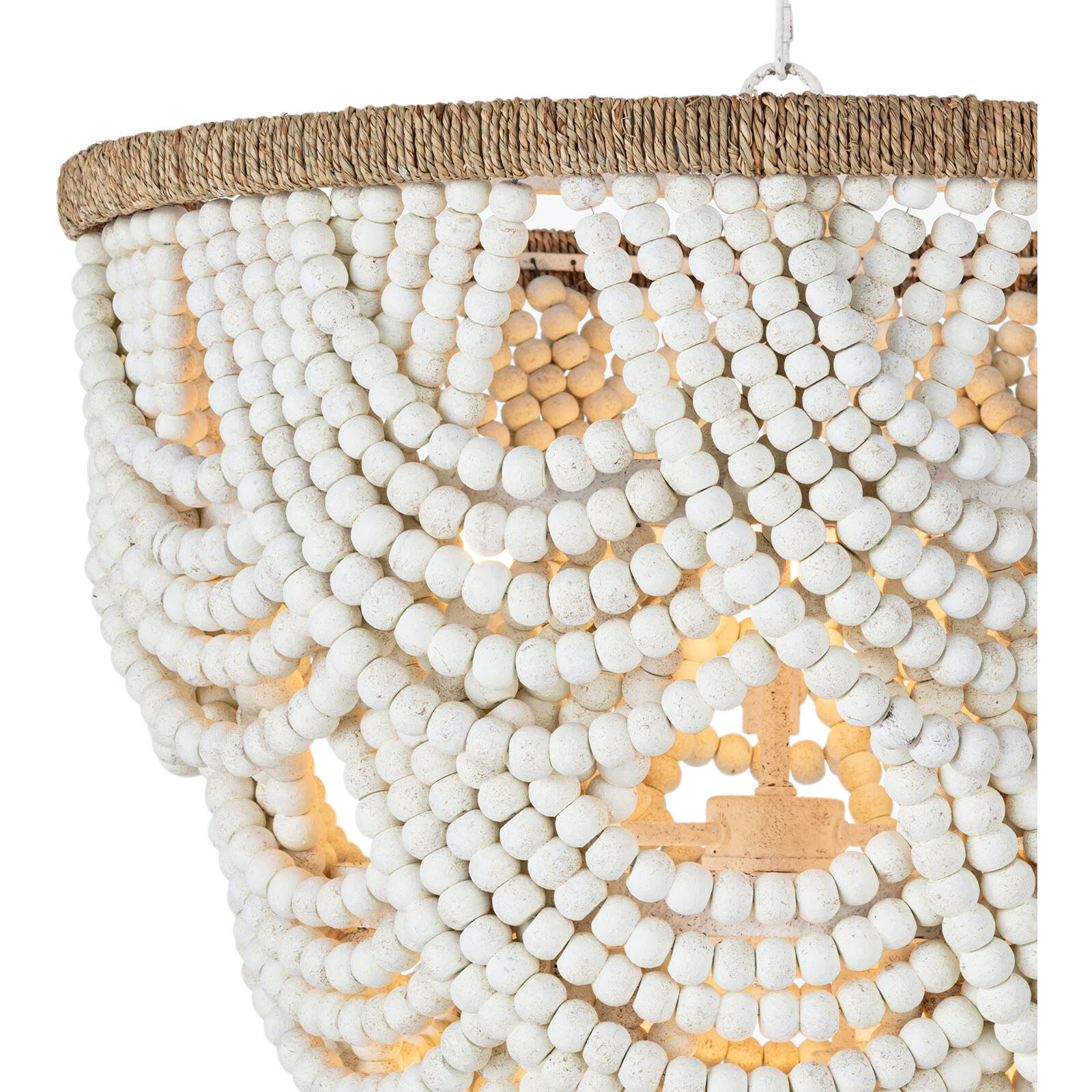 Lorelei 6 Light 24 inch White Chandelier Ceiling Light