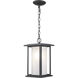 Shaakar 1 Light 8 inch Black Outdoor Hanging Lantern